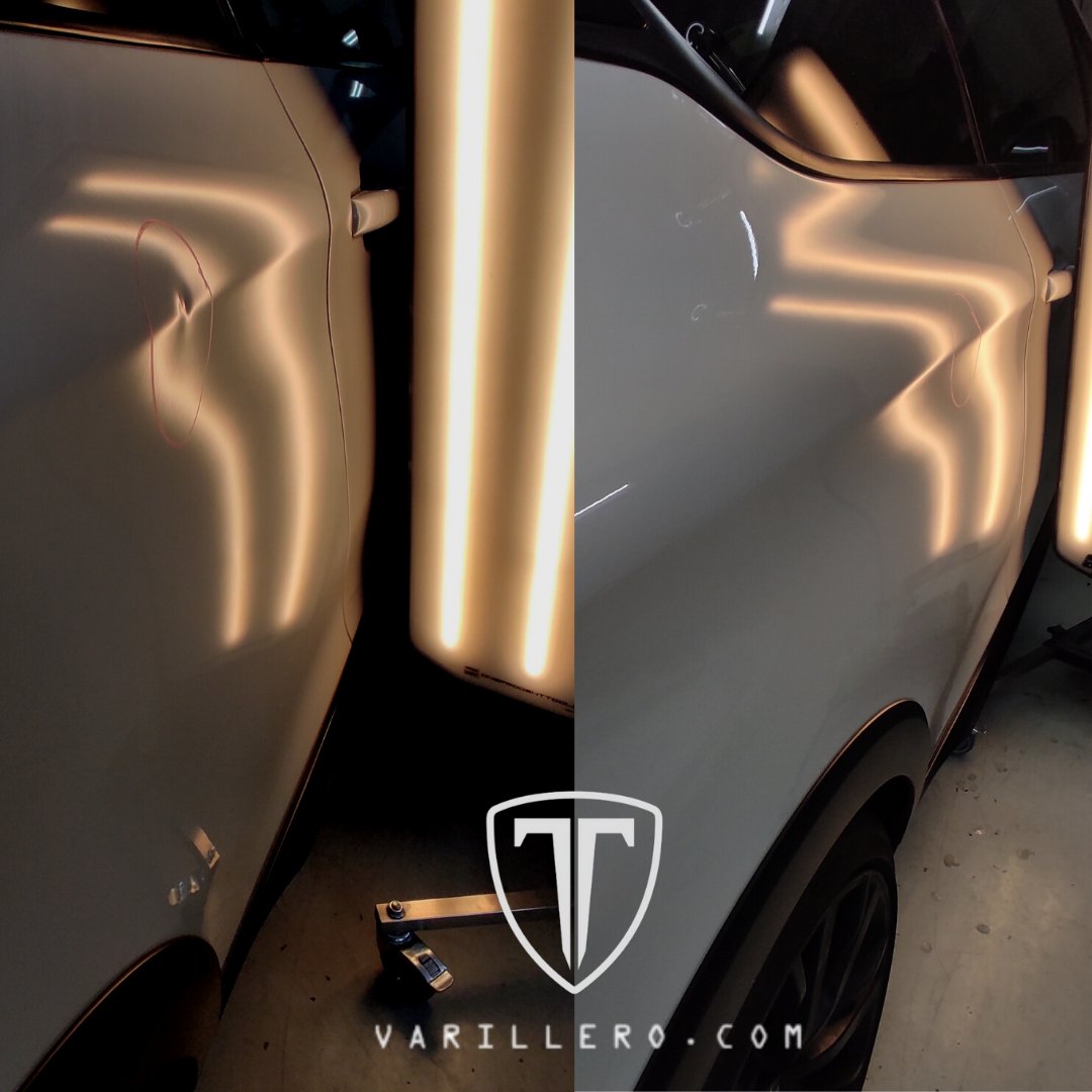 varilleros's tweet photo. Buenas tardes. Terminamos la semana con este Peugeot blanco que necesitaba varias reparaciones entre ellas una abolladura.
#varillero #desabollado #sinpintar #tallercoche https://t.co/gpzGYdyMH2