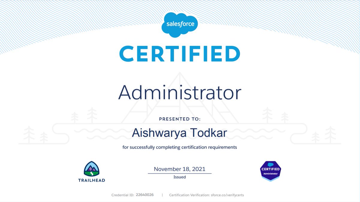 AishwaryaTodkar's tweet image. The streak continues...

#salesforcecertified #salesforceadmin #sfdcdeveloper #salesforcedeveloper #trailhead