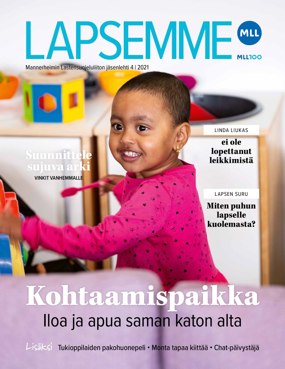 MLL_fi's tweet photo. Viikon paras päivä perjantai kruunautuu tuoreen Lapsemme-lehden parissa. Paljon mielenkiintoista luettavaa jälleen mm. tukareiden pakohuoneesta, kohtaamispaikasta ja vapaaehtoisuudesta.
Juttuja luettavana myös nettisivuillamme: https://t.co/M5zJ8sMo38
#Lapsemme https://t.co/bhqo4nI3Gl