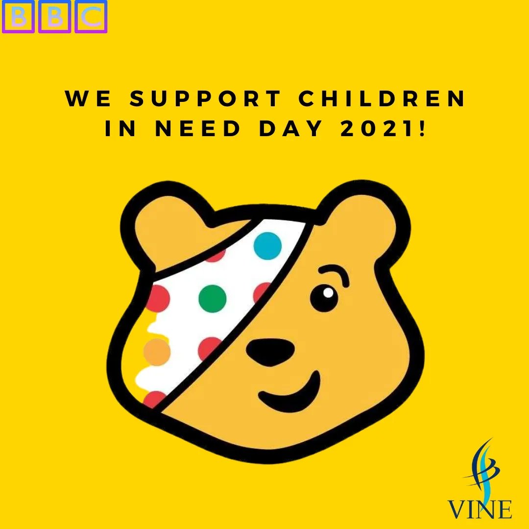 vinerecruit's tweet photo. Children in need 2021!

✨We are showing our support for children in need, not just today, but everyday!

To find out more information about children in need and to donate, click the link below 👇 

https://t.co/aTV9LOC9cB

#ChildreninNeed https://t.co/S0ZNWSsoKm