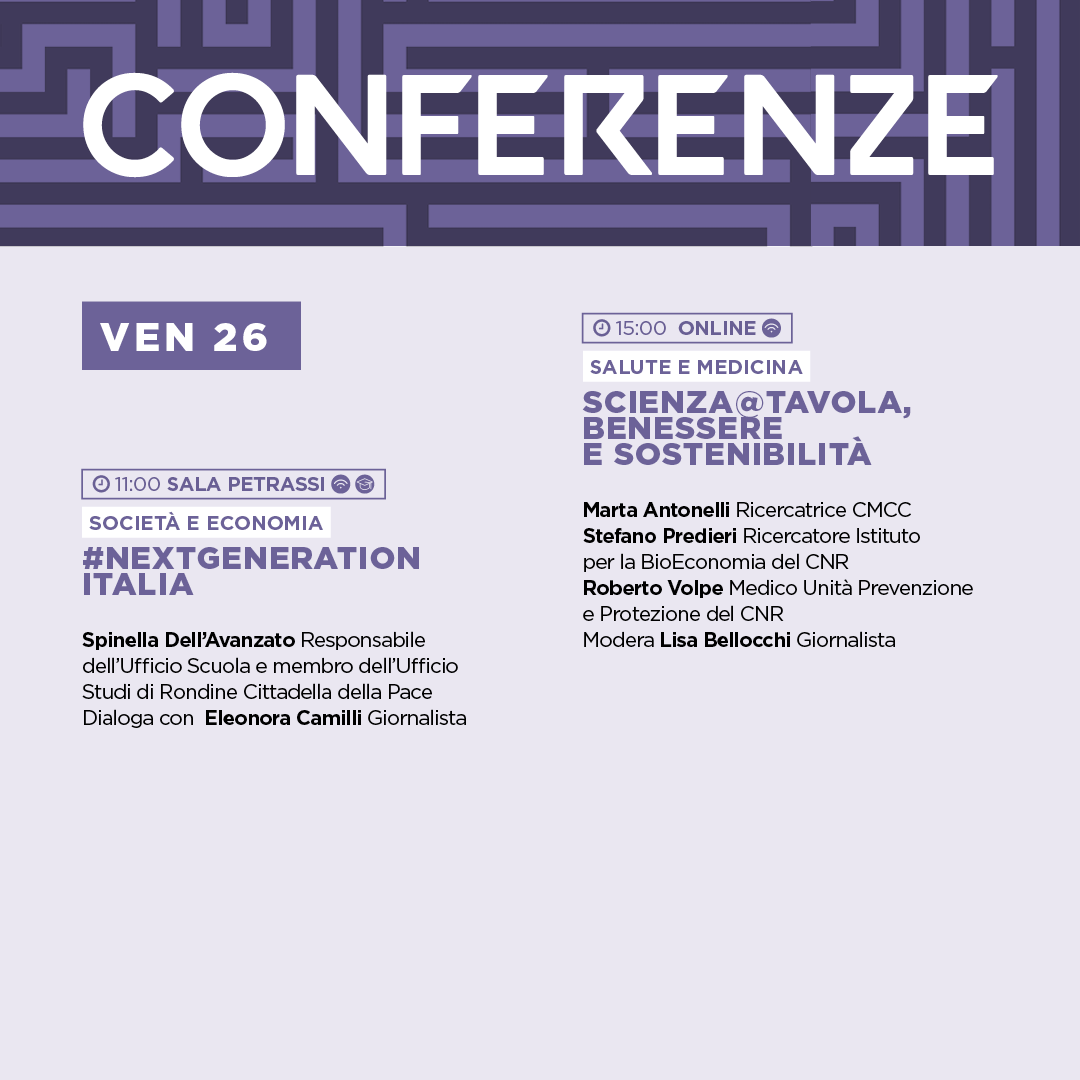 AuditoriumPdM's tweet photo. Giorno 5! Cosa succede oggi al #FestivaldelleScienzeRoma? Leggi le card o visita il sito https://t.co/iSmzgwxp0t! https://t.co/7GhGgqK4Z7