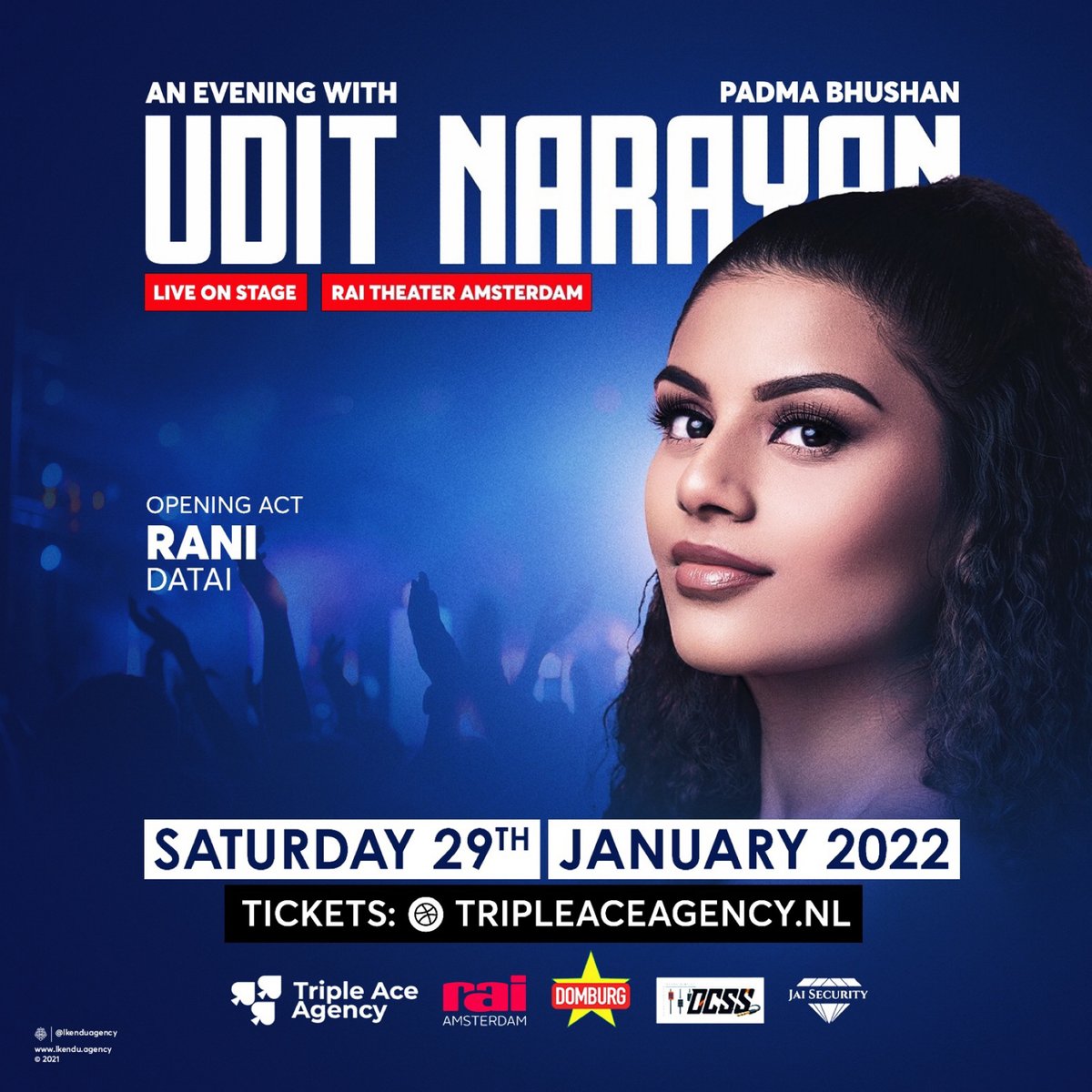 2FamousCRW's tweet photo. ✅Concert Alert 🤩
Catch these 2 awesome artists at UDIT NARAYAN concert!
On January 29th at Rai Theater Amsterdam
•
#SAGARMALIK
#RANIDATAI
•
#randsproject #tripleaceagency #uditnarayan
#amsterdamrai #holland

RD. ✅
MNGMNT:
@LKENDUAGENCY
@2FAMOUSCRW
@RANDSPROJECT https://t.co/e6tyreScI0