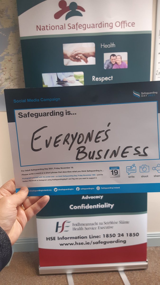 Safeguarding_ie's tweet photo. #adultsafeguardingday
#safeguardingday21 https://t.co/iDUSqiZA6g