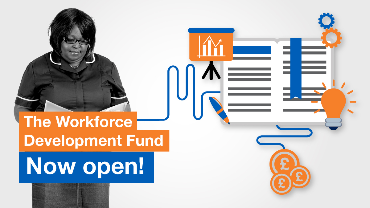 The Workforce Development Fund is now open for applications. Adult social care employers can claim money towards the cost of qualifications and learning programmes supporting the development of their workforce. Find out more &amp; apply bit.ly/3hkPJgn #WDF #RetainToGain
