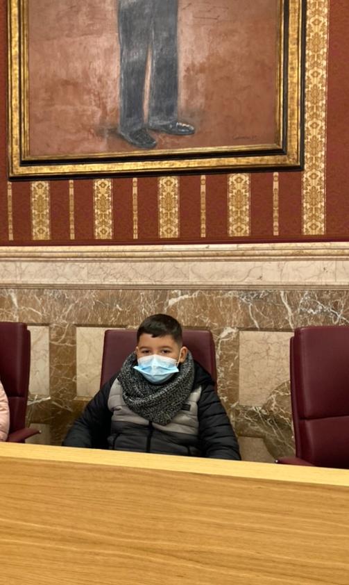 Una alumna y un alumno de 5⁰ participan en el Consejo Municipal de la Infancia del <a href="/Ayto_Sevilla/">Ayuntamiento de Sevilla</a> 👏🏽👏🏽