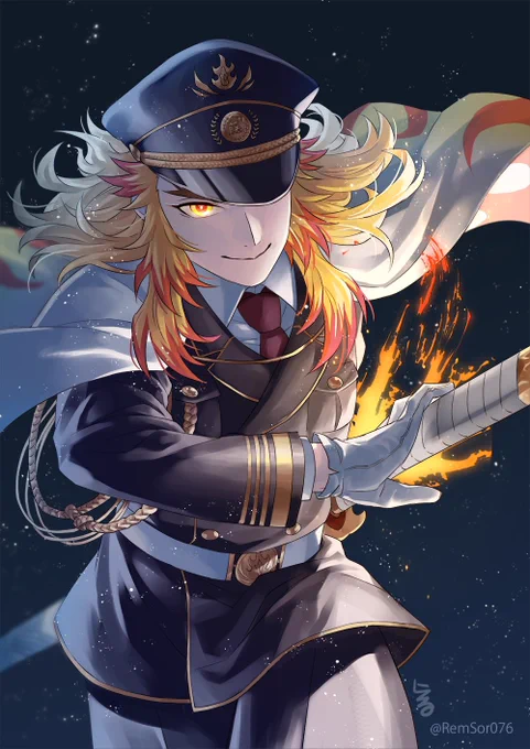 コラボのしゃしょー🔥さんと、軍i服妄想まとめ再掲 