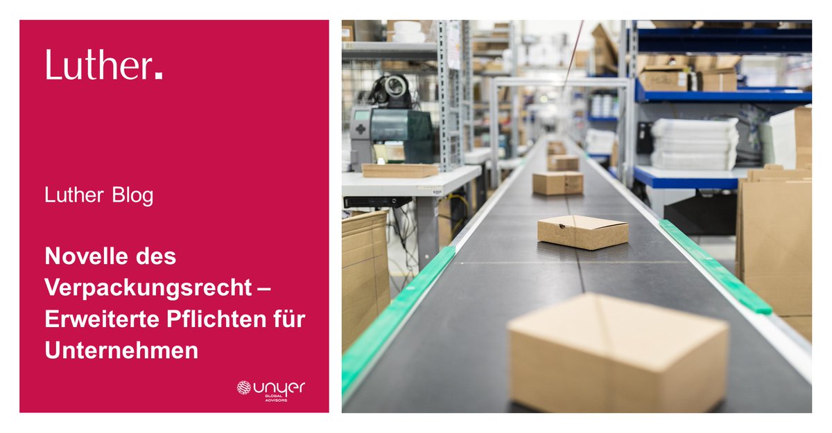 Am 3. Juli 2021 trat das novellierte #Verpackungsgesetz in Kraft. Einen Überblick über die (kommenden) Änderungen geben wir in unserem aktuellen #EPR-Blogbeitrag:
lnkd.in/d8DcSSqv