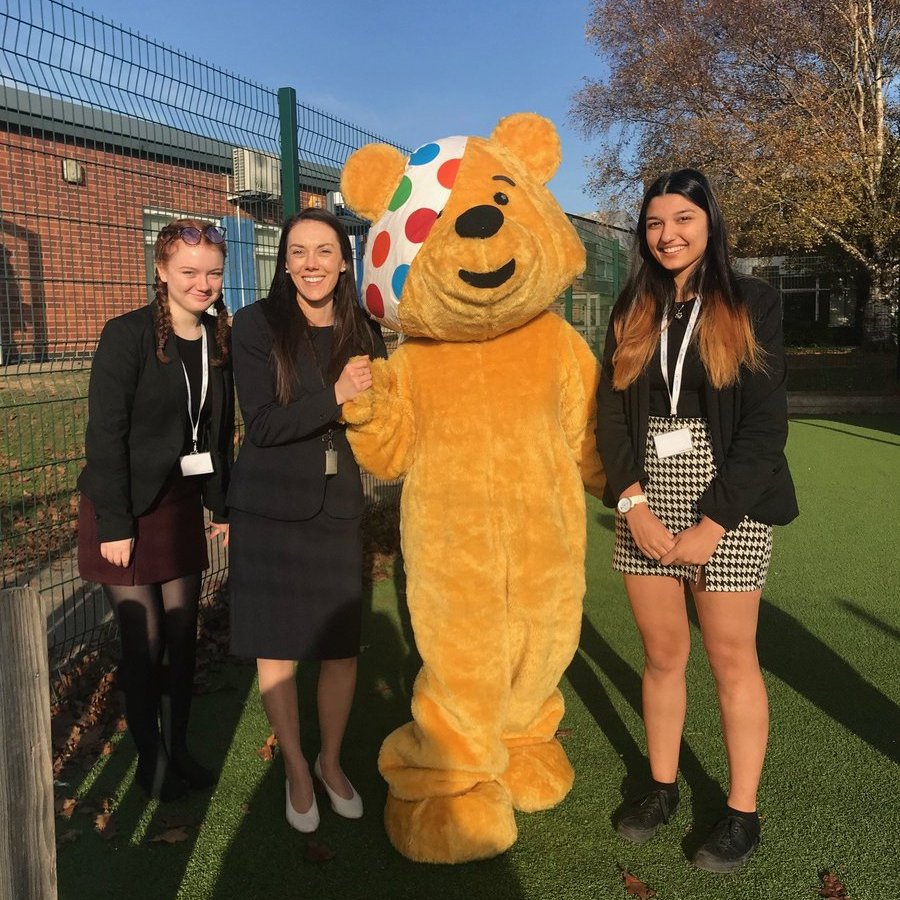 Look who we "spotted" at USF this week! Go Pudsey, go Children In Need! #USFproud #AVBproud <a href="/AvonbourneUL/">Avonbourne Boys' and Girls' Academies and USF</a>