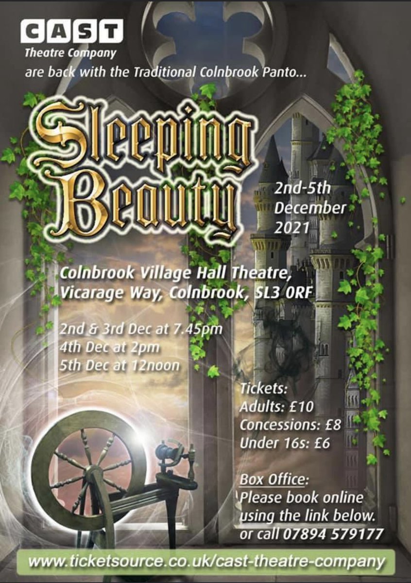 Have you got your tickets yet for our panto? If not you’d better hurry as 3 days are sold out and we only have a handful of tickets left for the Thursday night!