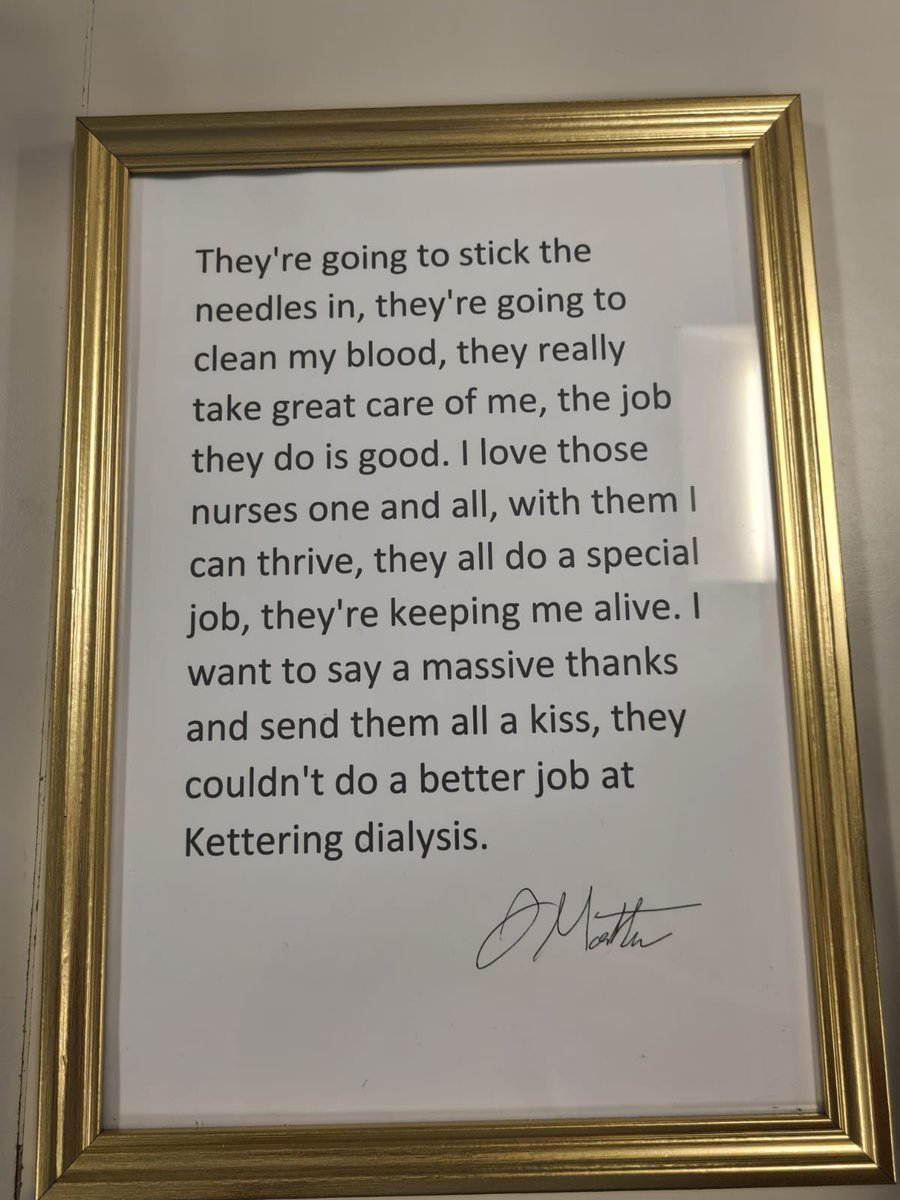 Kettering Dialysis Unit tweet media