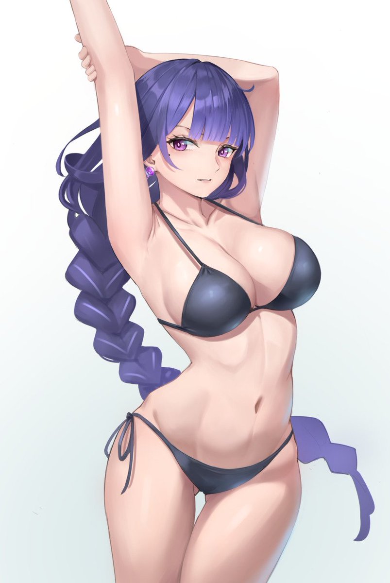 RaidenShogunA's tweet photo. "Your surly not going to go swimming fully clothed are you? 

Come on hurry and get ready" https://t.co/zDY98ynXeI