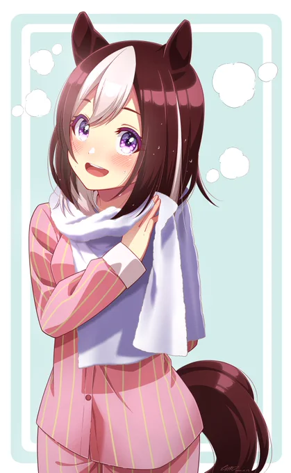 31日目「髪を拭くパジャマスペちゃん」

#ウマ娘
#ウマ娘プリティダービー 