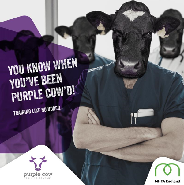 PurpleCowTrain's tweet photo. Public Courses 2022

Mental Health First Aid 

18-19/01/2022 
05-06/04/2022 
05-06/07/2022
27-28/09/2022
20-21/12/2022

£150 + VAT pp
Newcastle-under-Lyme, Staffordshire
bookings@purplecowtraining.co.uk
01782 349604

#mentalhealth #firstaid #MHFA #training https://t.co/67GljwRJPc