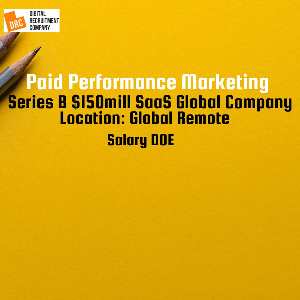 DigiRecComp's tweet photo. New role for #paidperformancemarketing , #workingremotely for a global #SaaS company.
Salary; DOE
If interested contact Rosie; rosie@digitalrecruitmentcompany.com
#paidperformance #marketing #marketingjobs #marketingjobalert #paidmarketing #marketingcareers #paidmarketing https://t.co/ju5zl1wLTL
