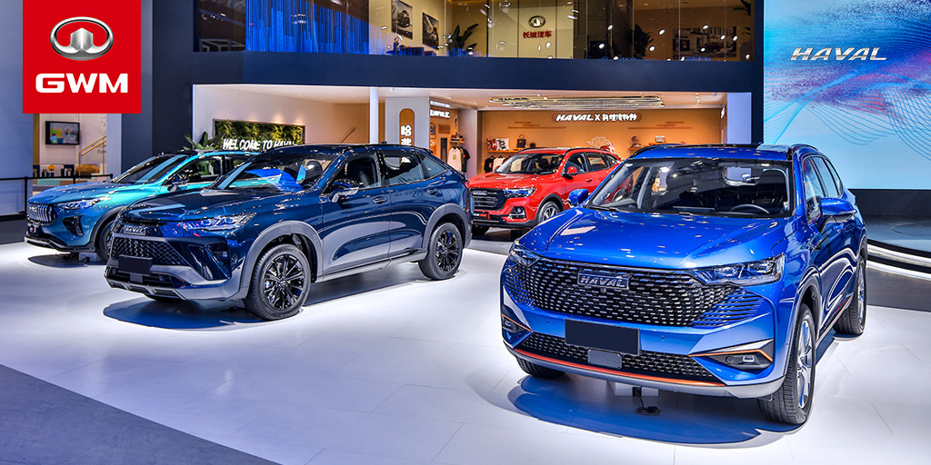 GlobalHaval's tweet photo. Displaying the greatest of #HAVAL at #AutoGuangzhou2021 with best sellers like the #HAVALH6 and the unique styled #DAGOU which is coming to the global market soon. #GoFunTheWorld https://t.co/FlZuMPeQ5T