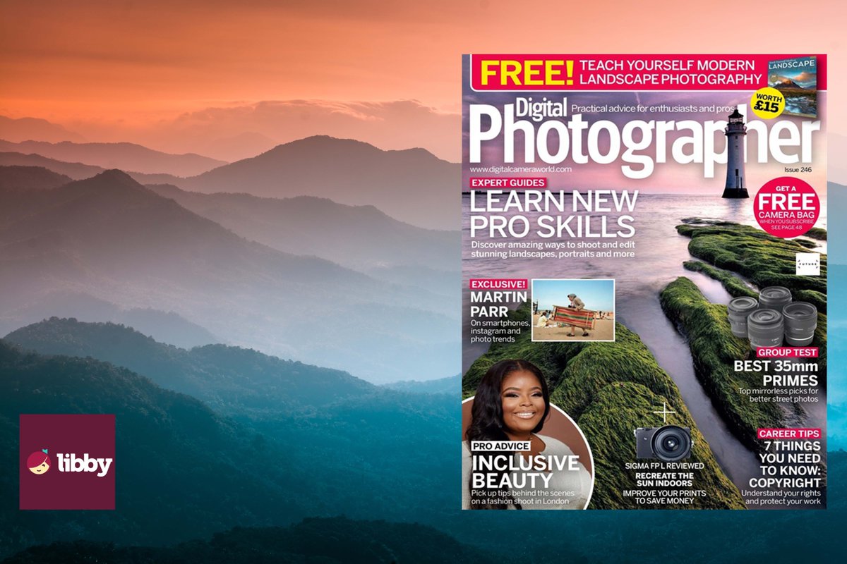 Mae Digital Photographer yn gylchgrawn ffotograffiaeth misol wedi'i anelu at selogion digidol a ffotograffwyr proffesiynol.
Ar gael AM DDIM i aelodau #llyfrgell yng Nghymru (ar dudalennau e-adnoddau eich llyfrgell) neu drwy Ap #Libby.
libraries.wales/my-digital-lib…