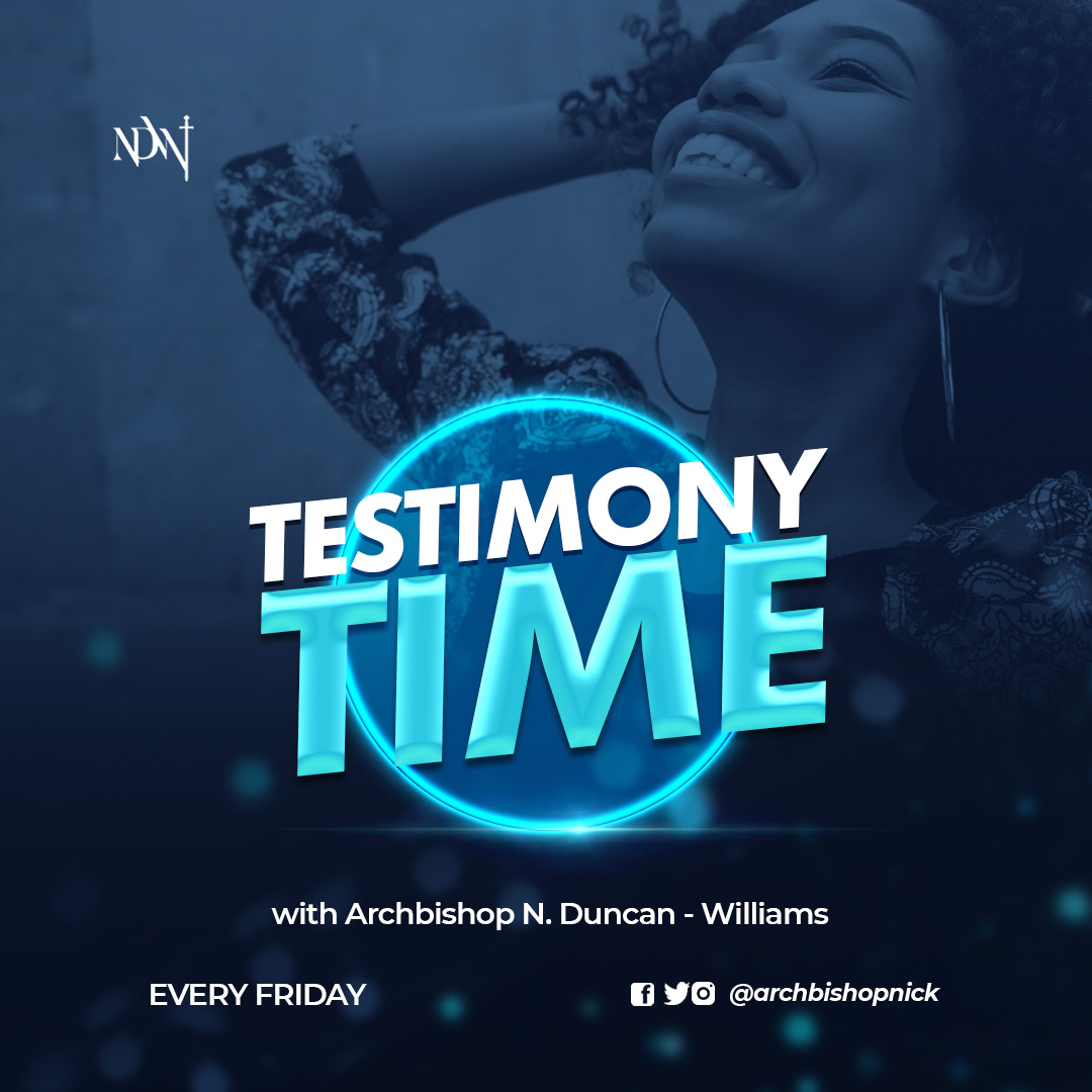 ArchbishopNick's tweet photo. Your testimony is an expression of your gratitude to God and also a pointer to someone’s breakthrough. Kindly share one testimony the Lord has done for you this week.

#ArchbishopNick #ABNickTestimonies #DailyBenefits #MyTestimony https://t.co/xpxxkYzrFa