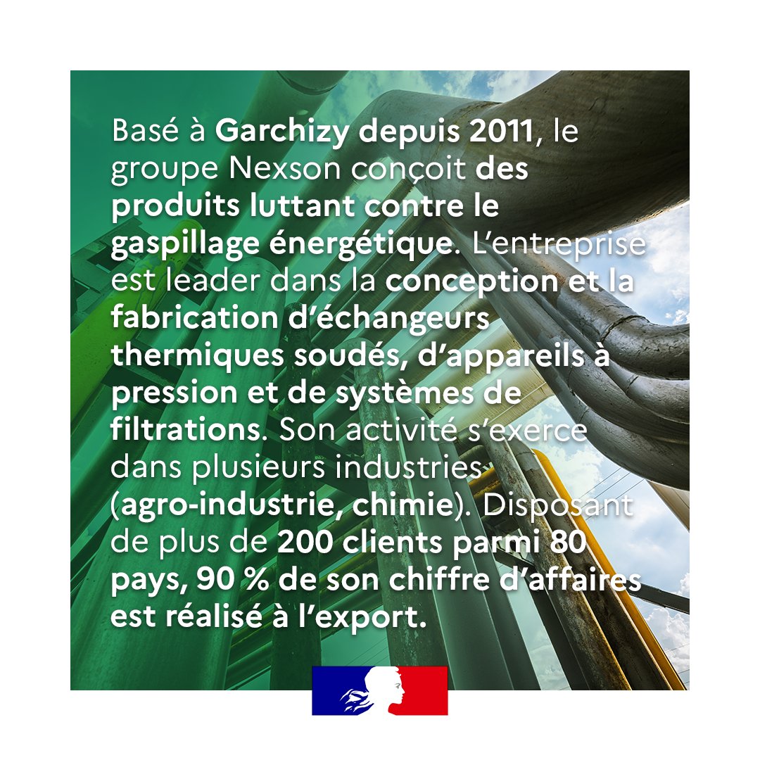 Les portraits de la Relance (Part.1)
Une #mesure, une belle histoire, un témoignage. Nous vous partageons aujourd'hui un des portraits du plan de Relance dans la Nièvre : Nexson Group, situé à Garchizy
#FranceRelance #PlandeRelance #Nièvre #Économie #Ecologie #Cohésion