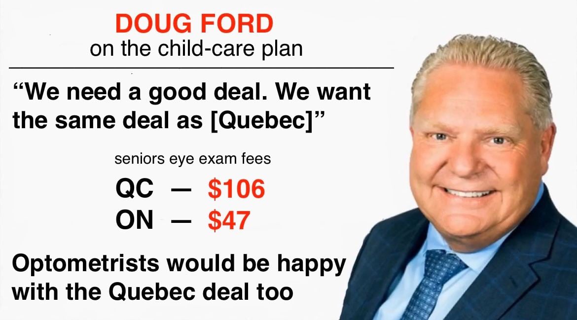 eyedoktor71's tweet photo. If Doug can ask for the SAME DEAL AS QUE why can’t Optometrists? 
@CFifeKW @JohnFraserOS @jennkfrench @Wayne_Gates @fordnation @DrFullertonMPP @gghamari @ParmGill 
#SaveEyeCare #onpoli #Ontario #Toronto #DougFord #Canada https://t.co/lzLma8jb0o