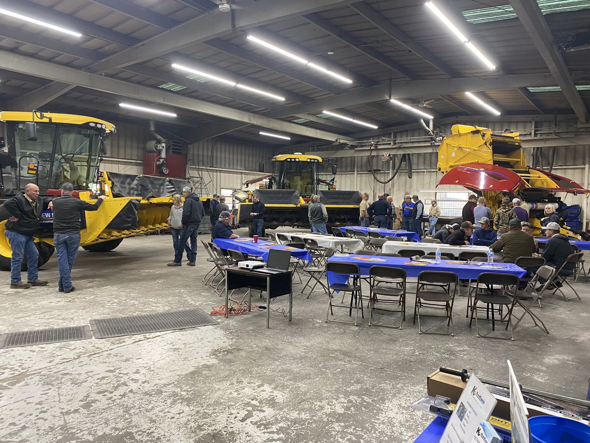 Really cut a ‘swath’ across Kansas this week with <a href="/KanEquip/">KanEquip, Inc</a> facilitating 4 awesome customer events to showcase the MY22 PLUS series. Speedrower PLUS &amp; Roll Belt PLUS coming to a NH lot near you!