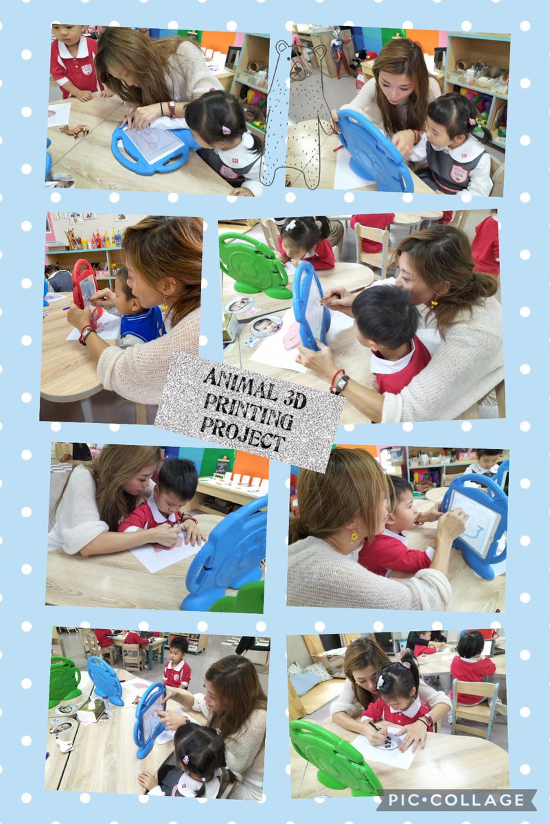 HungKole's tweet photo. If we can do it, you can do it! #ECE #prekindergarten #edtech #learning #STEM #animalunit #3Dprinting https://t.co/h2IfNiudqo