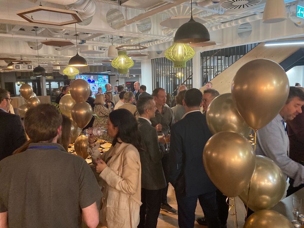 Stevemb2007's tweet photo. Great to have a brilliant event with @GabbyLogan as host and panellists @Jason15Robinson @HCDream2012 &amp; Danny Mills to help us celebrate the opening of the new @FlutterPLC and @SkyBetCareers office

Great to hear the stories of how #Yorkshire helped shape their amazing careers https://t.co/ybwXxnFOXg
