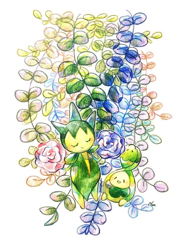 「ダイパ 」|ノンシャン🌸春色ポケモンのイラスト