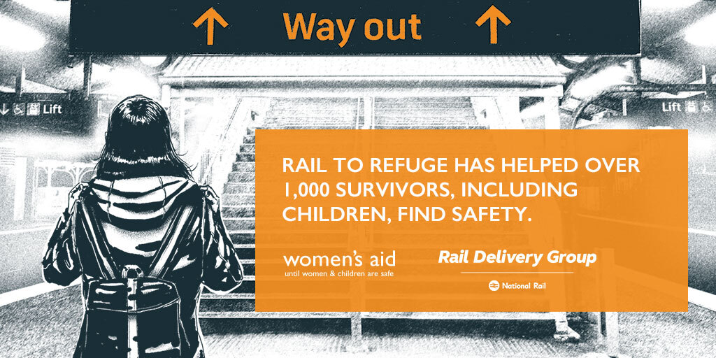 ♂️ If you're a male victim of domestic abuse, remember that our Rail to Refuge scheme - providing free train travel to a safe refuge for those fleeing abuse - applies to men as well as women. Contact one of our partners for details: linktr.ee/Railtorefuge

#InternationalMensDay