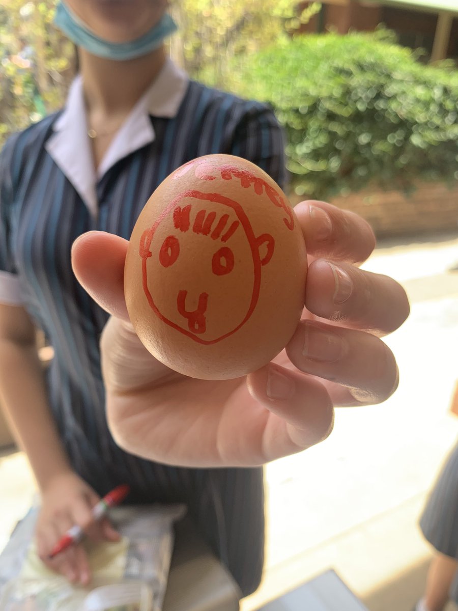 Connor_Abbey_'s tweet photo. When COVID-19 gets the real care babies, year 9 Child Studies students get creative #eggbaby #firstcasulty https://t.co/FWpKdhZsXH