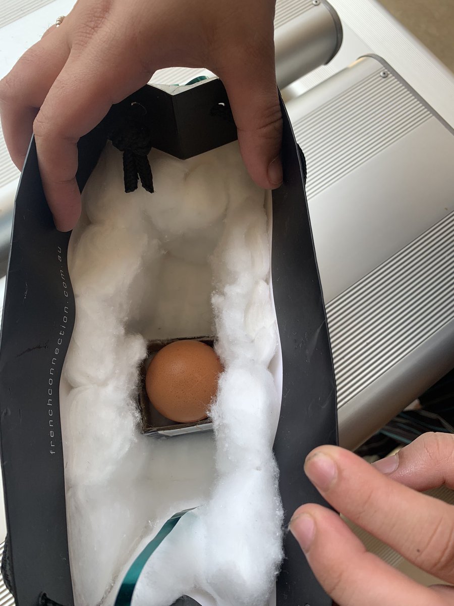 Connor_Abbey_'s tweet photo. When COVID-19 gets the real care babies, year 9 Child Studies students get creative #eggbaby #firstcasulty https://t.co/FWpKdhZsXH