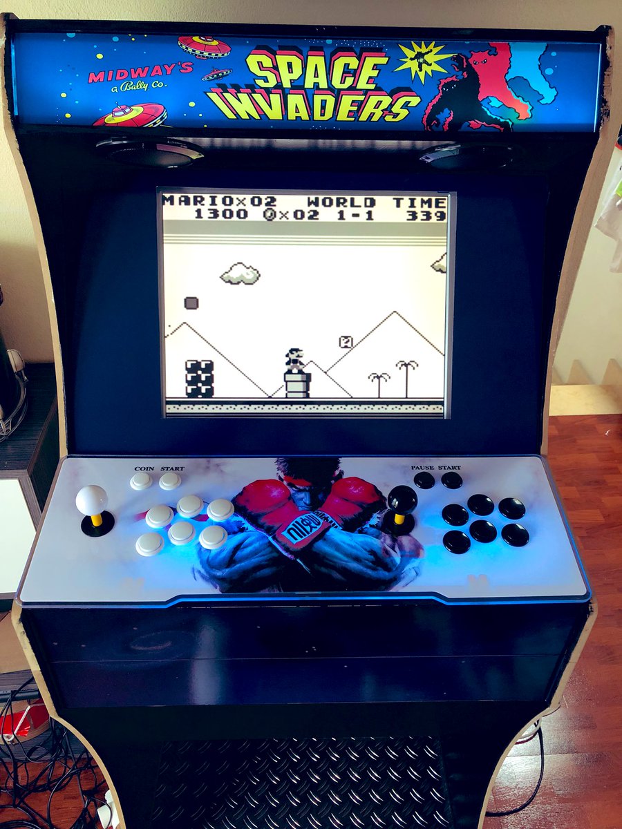 dad_drums's tweet photo. Step by step, day after day. Today's goal: side vynils! #arcade #retro #gaming #retrogaming #arcadediy @omniretro #spaceinvaders #happyFriday https://t.co/0Vx9UVe68u