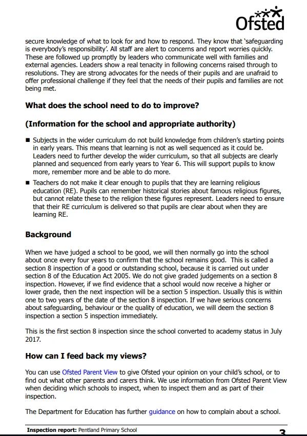SchoolPentland's tweet photo. A true representation of a fantastic school #pentlandfamily #positivepentland #pentlandvalues #wearegood #ofsted https://t.co/Vq9YtQGoND