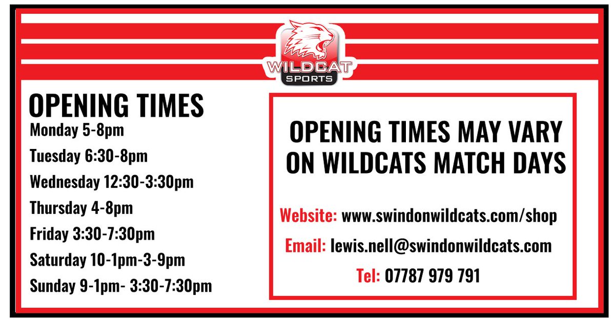 Check out our brand new opening times 🙌

Keep an eye out for our upcoming BLACK FRIDAY deals starting next week 👀

Open today from 3:30pm - 7:30pm ⏰