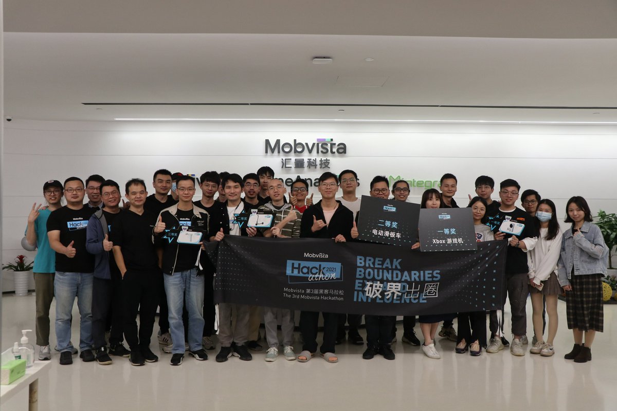 The 2021 #MobvistaHackathon is over and we want to thank everyone for participating!

In the meantime, if you'd like to become part of our team and maybe participate in the next Mobvista Hackathon, check out our open positions here:
bit.ly/MobvistaCareers

#LifeAtMobvista