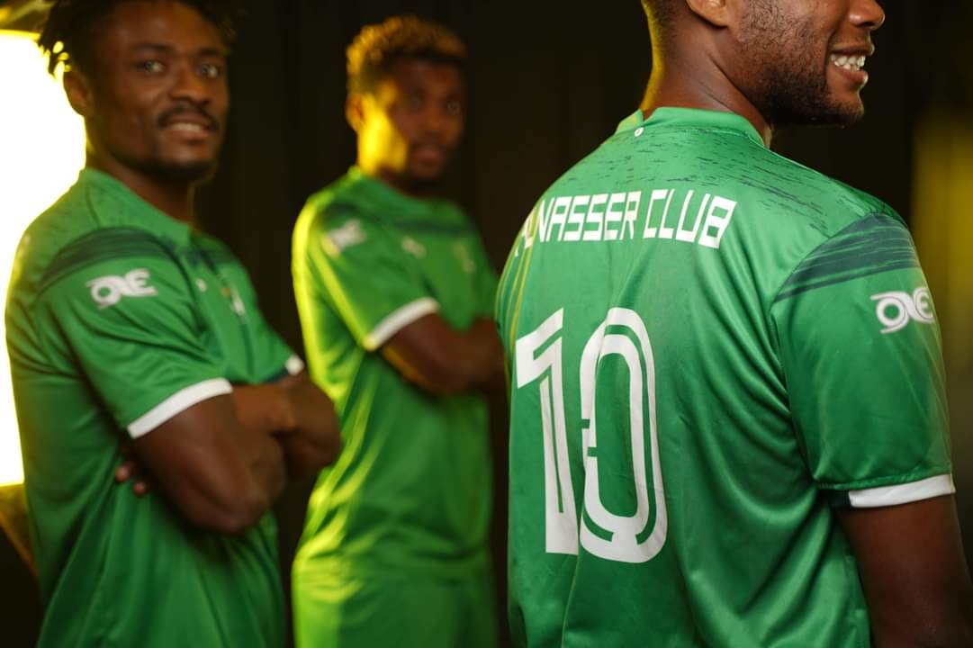 LibyanFootball3's tweet photo. Al Nasr have unveiled their official home kit for the 2021/22 season. 🟢⚪
#LibyanPL https://t.co/5L4RItxShd