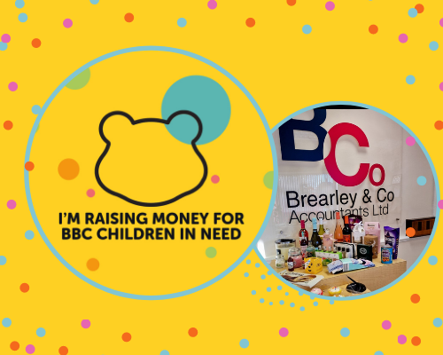 We are supporting  <a href="/BBCCiN/">BBC Children in Need</a>  today!

Thanks to all the Brearley &amp; Co team for donations of raffle prizes, cakes and goodies ☺️
#ChildreninNeed #fundraising #BBCCiN #pudsey