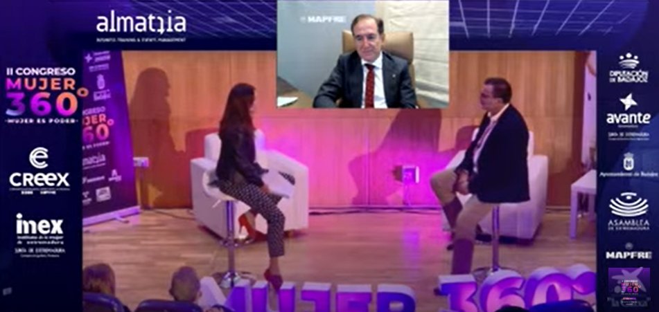 MAPFRE's tweet photo. Sería estúpido renunciar a aprovechar el talento aparejado de la mitad de la población. Las mujeres constituyen un bono demográfico de gran valor pero hay que vencer todavía barreras culturales en sociedad y empresa. @ahuertasmejias, pdte. #MAPFRE. #CongresoMujer360 @AlmattiaBTE https://t.co/bOXDrNYIdy