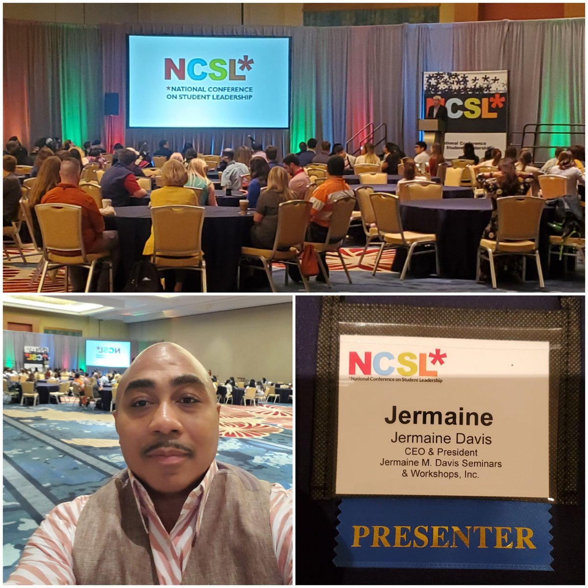 I'm at the National Conference on Student Leadership in Orlando to Help Individuals and Institutions LEVEL UP in Life, School &amp; Work.