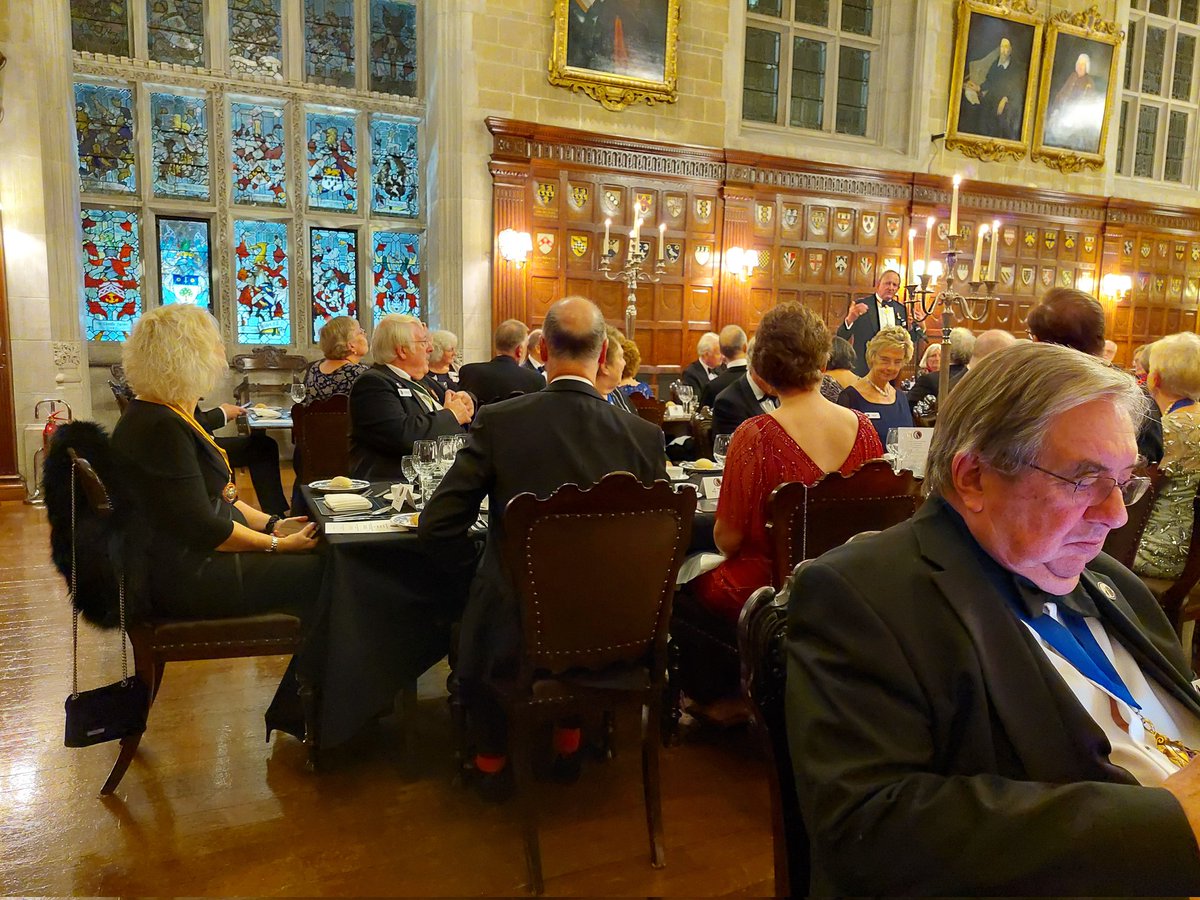 JimBarclayUK's tweet photo. Great to be back for our Past Masters Association Dinner #Apollo19 with lots of friends held @Ironhall https://t.co/D9pFRZzvfz