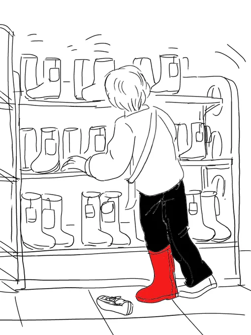 なんだか人間だから面白いと思う瞬間の多い日でした。こけにするとかでは無くて。
棚につかまって試着したら棚がめちゃくちゃ揺れてしまった人。 