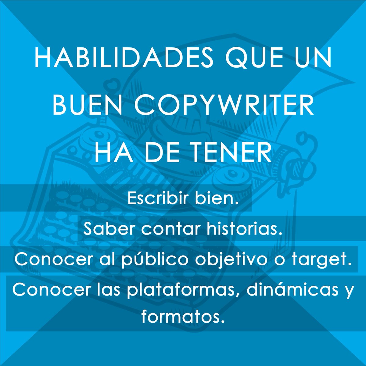 GoldenBoxVS's tweet photo. Por aquí os dejamos los consejos ampliados de esta semana sobre el Copywriter. No olvides visitar el post.

https://t.co/LXEU1VsETT

#GoldenBoxVS #vr #photooftheday #contenidodigital #diseñoweb #video #fotografía #Diseño #audiovisual #copywriting #copy #redactor #marketingdigital https://t.co/PugNuglOZ3