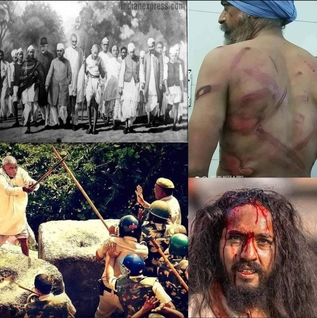MSwabith's tweet photo. ಅಂದು ಬ್ರಿಟಿಷರ ವಿರುದ್ದ ಹೋರಾಟ
ಇಂದು  BJP ವಿರುದ್ದ ಹೋರಾಟ 
ಒಟ್ನಲ್ಲಿ ಭಾರತಕ್ಕೆ ಸ್ವತಂತ್ರ ಸಿಕ್ಕ ಮೇಲೂ ಮೂಲ ಭೂತ ಹಕ್ಕುಗಳಿಗಾಗಿ ದುಷ್ಟ BJP ವಿರುದ್ಧ ಹೋರಾಟದ ಮೂಲಕ ನ್ಯಾಯ ಪಡೆದ ಹೆಮ್ಮೆಯ ಭಾರತೀಯ ರೈತರು...! 💪💪
#KisanMajdoorEktaZindabaad https://t.co/UmWRo1nUx1
