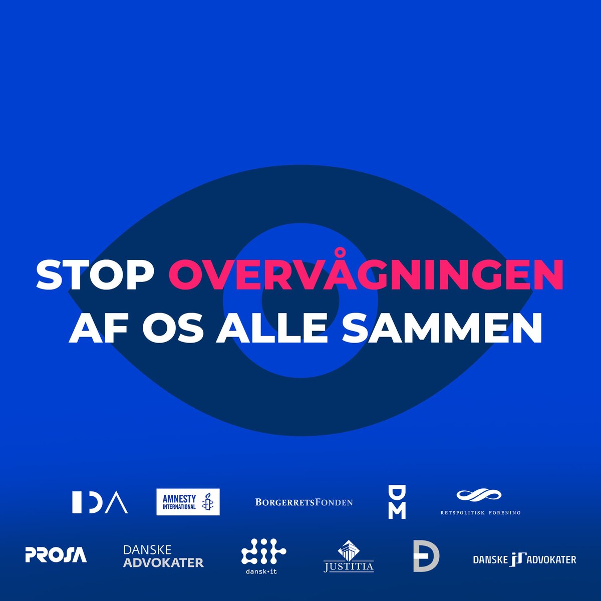 4 dage til førstebehandling af <a href="/regeringdk/">Regeringen</a>’s lovforslag om logning, og vi appellerer til #dkpol om at sige fra: Stop overvågningen af os alle sammen! Hjælp os med at øge presset. Retweet, like og send flere breve💌👉ida.dk/stopovervaagni… #itpol #logning