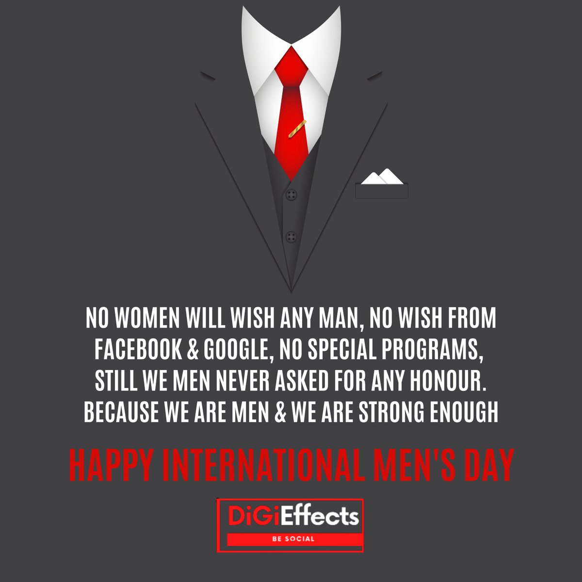 digieffects's tweet photo. Life rewards good men by giving them a beautiful family, a good job, and happiness. Happy international men’s day!

#mensday #internationalmensday #digieffects #digieffectsbesocial #bestdigitalmarketingagency #bestdigitalmarketingcompany #digitalmarketingexperts #seoagency https://t.co/nGBG5jBisW
