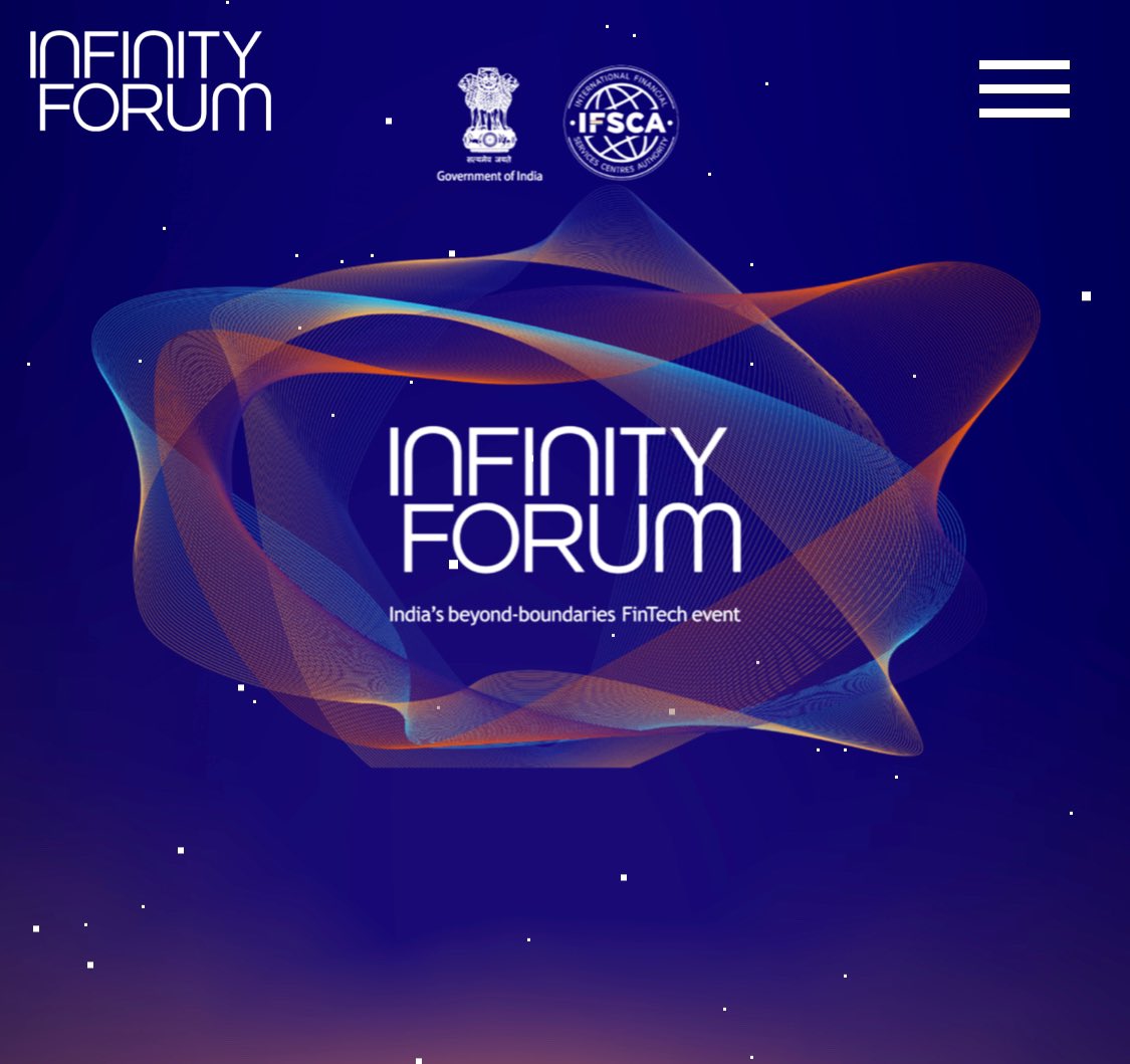 Hon’ble Prime Minister <a href="/narendramodi/">Narendra Modi</a> to inaugurate International Financial Services Centres Authority’s “InFinity Forum” on 3rd December 2021

✅ #InFinityForum is India’s beyond boundaries Fintech event

Read more ➡️ pib.gov.in/PressReleasePa…

(1/5)
