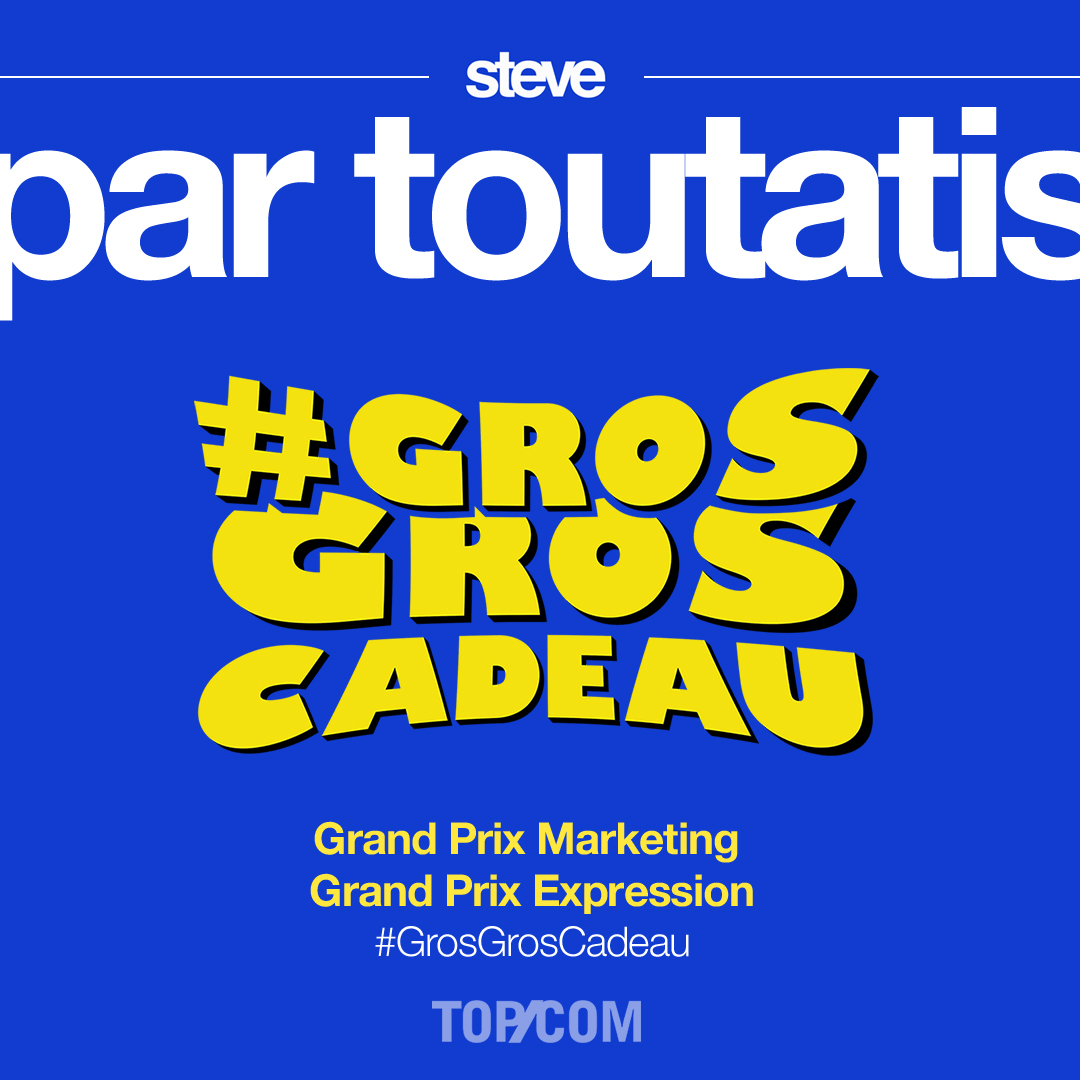 Steveagency's tweet photo. 🏆🏆🏆 Triplette aux Top/Com !
🎢 Grand Prix Marketing et Prix de l'Expression pour le Parc Astérix,
🎮 Or Catégorie Digital/Gaming pour Apéricube.
#TOPCOM21 https://t.co/6kcGNESy5W