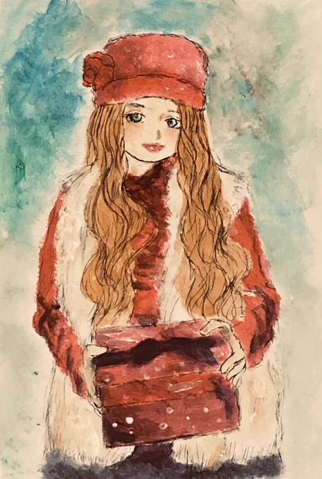 大切な人に優しい言葉を送りましょう。それは素敵なプレゼント🎁です
#イラスト #illustration #水彩画 #絵描きさんと繋がりたい #art 