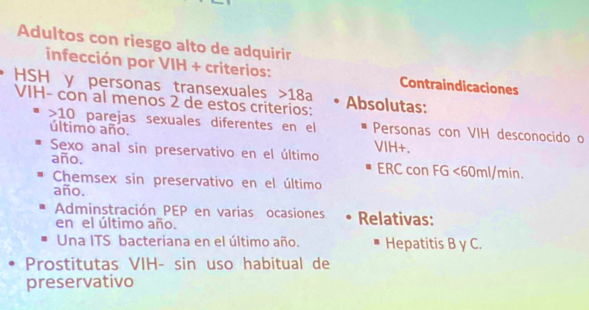 Anasamez's tweet photo. Indicaciones PrEP https://t.co/7cuV0WxC1X