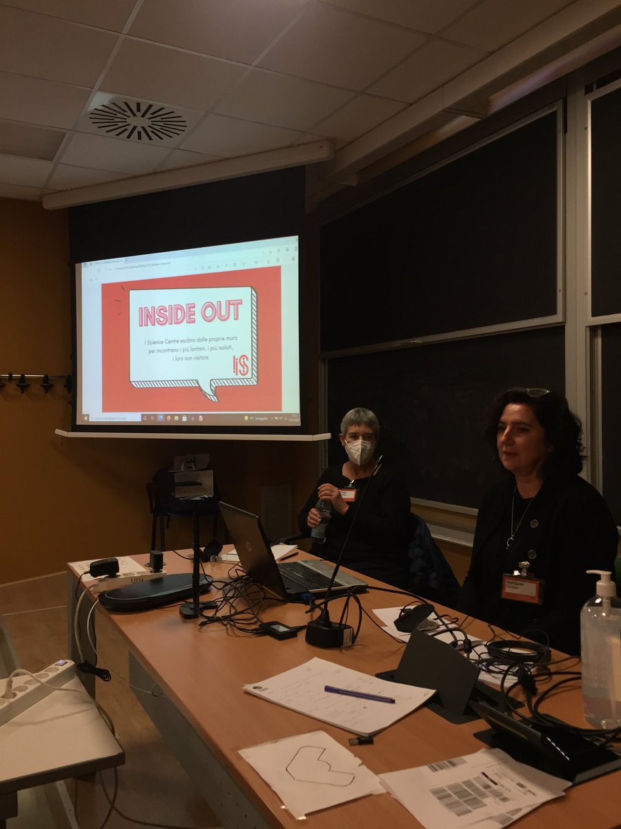 immaginarioIS's tweet photo. Un piacere illustrare i progetti per avvicinare i ragazzi che normalmente non può frequentare #musei e iniziative culturali, assieme alla #FondazionePietroPittini e a #10Lab al Convegno di #ComunicazioneDellaScienza @Sissaschool https://t.co/hvOGwkXKsV
