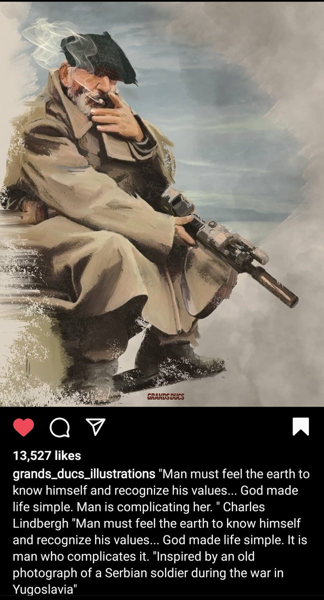 Usttanik's tweet photo. @mita0018 Ovo sam nasao na instagram, francuska varijanta, a kao inspiracija je koriscena ova fotografija. https://t.co/uzwhW2DW3r